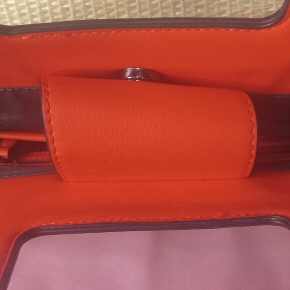 Simply Vera Vera Wang Top Handle Straw Satchel Bag - Picture 6 of 7